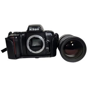 Nikon N6006 AF 35MM Tested Vintage Film Camera With Tamron Lens Pre-owned